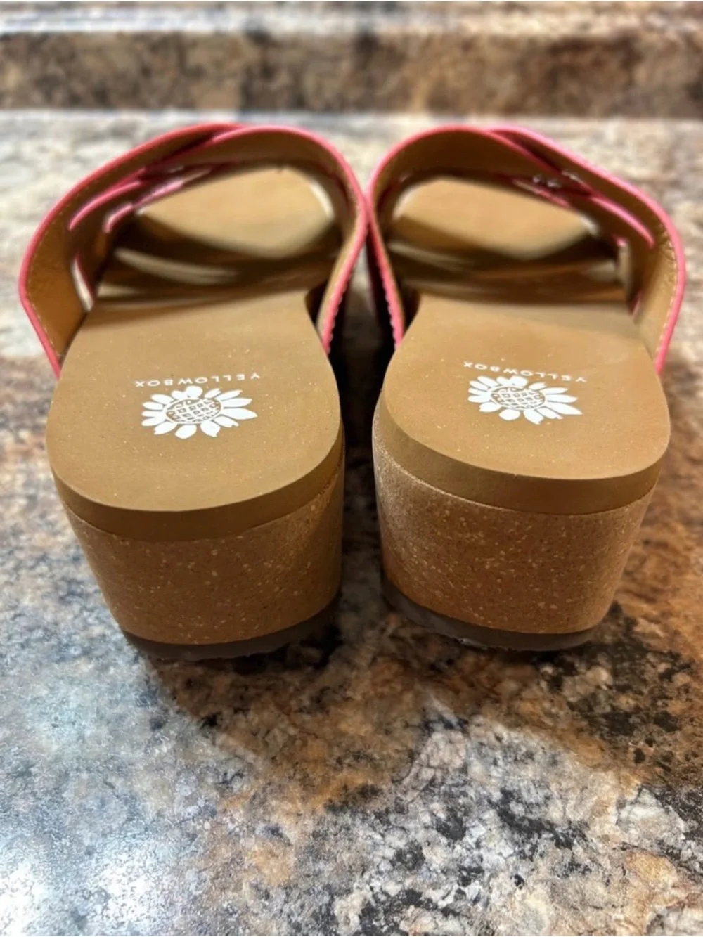 Yellow Box Women's Raspberry Crisscross Slide Sandals - Picture 5 of 6